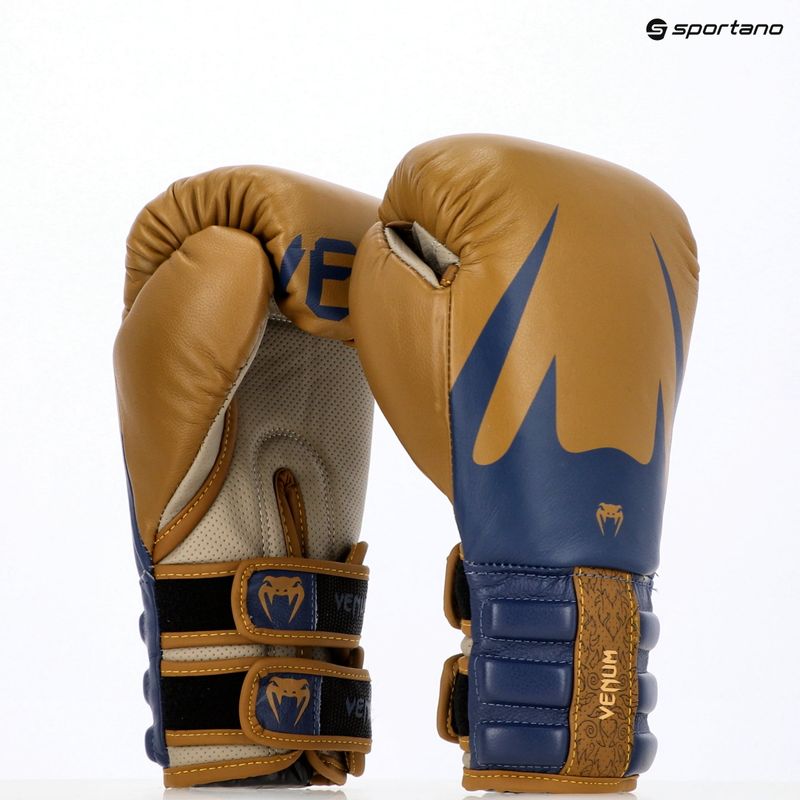 Mănuși de box Venum Reverso Boxing emerald green/gold 7