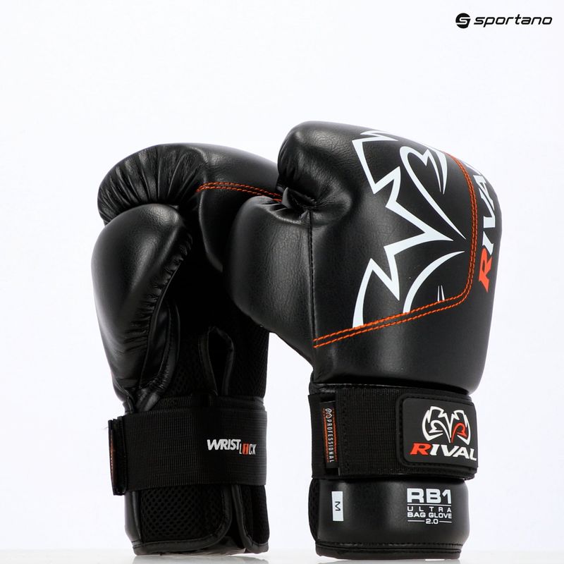 Mănuși de box Rival RB1 Ultra Bag 2.0 black 9
