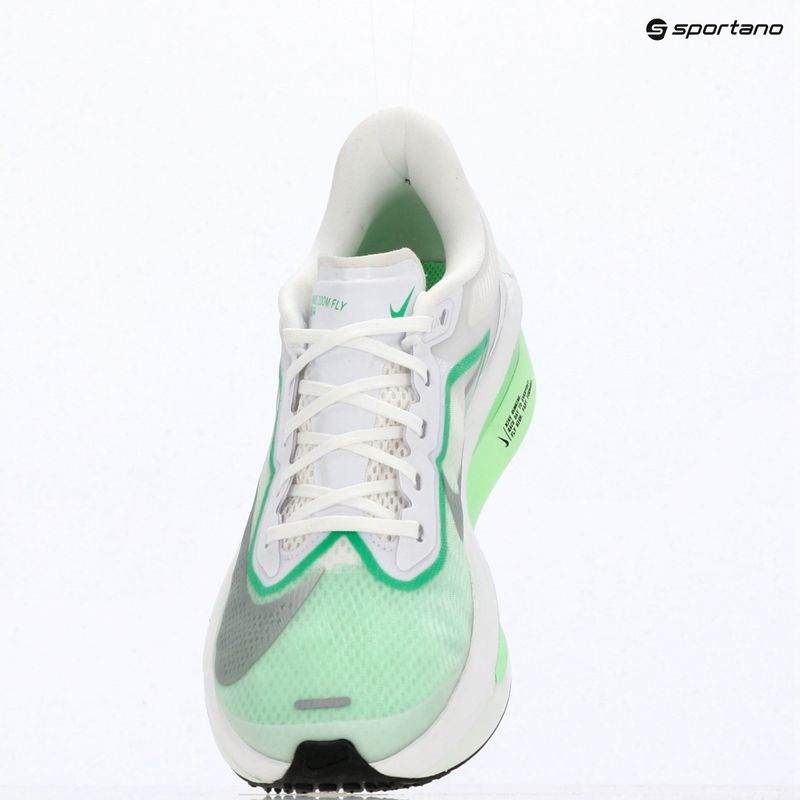 Încălțăminte de alergare pentru femei Nike Zoom Fly 6 white/illusion green/metallic silver 9