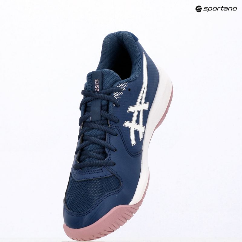 Încălțăminte de tenis pentru femei ASICS Gel-Dedicate 9 In independence blue/white 9