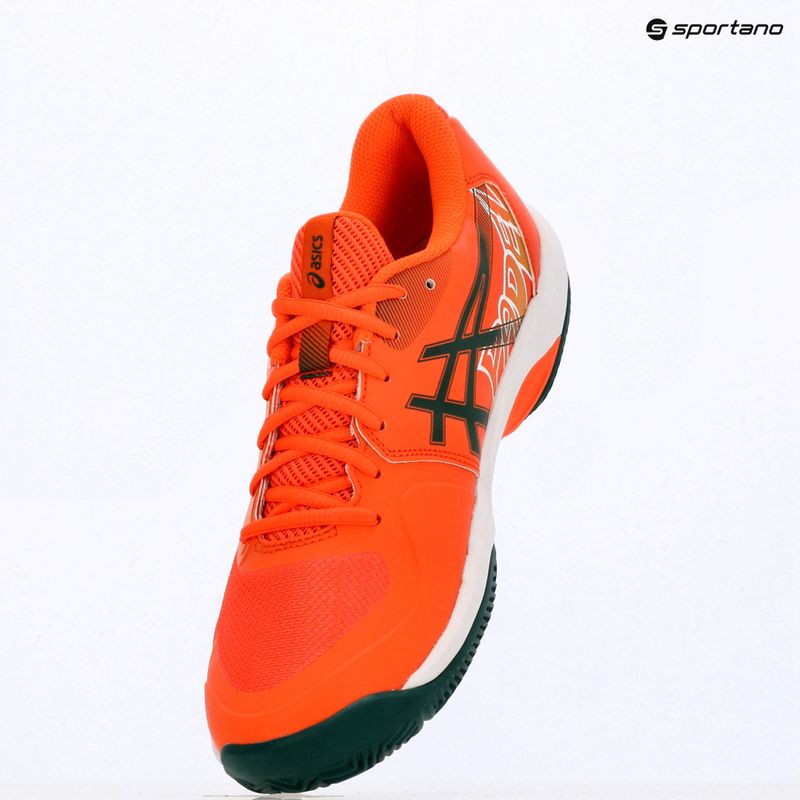 Încălțăminte de padel pentru bărbați Asics Game Ff Padel Energy Orange/Jewel Green 9