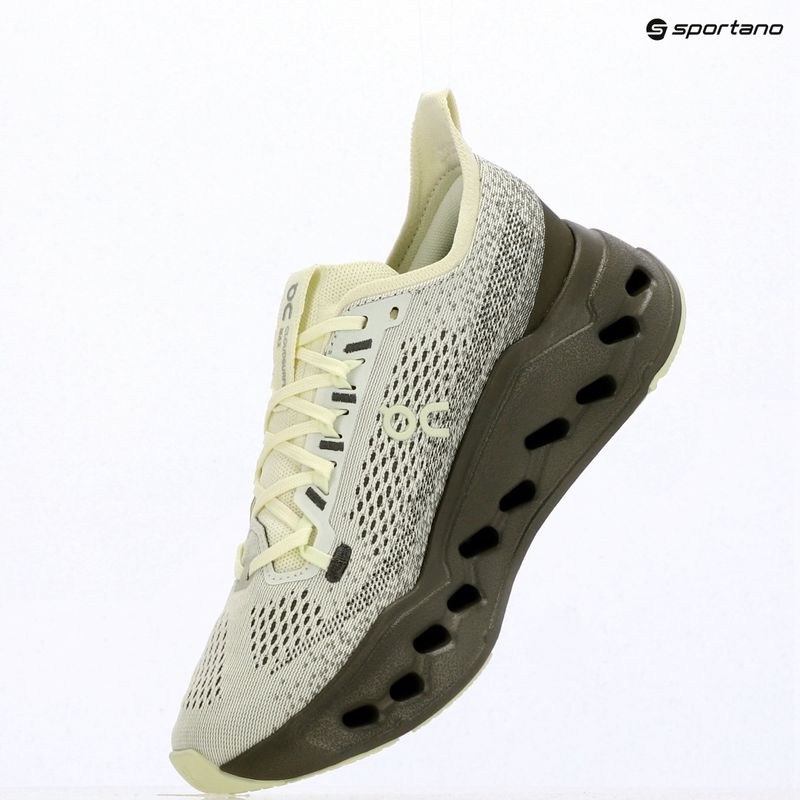Încălțăminte de alergare pentru femei On Cloudsurfer Max seedling/olive 9