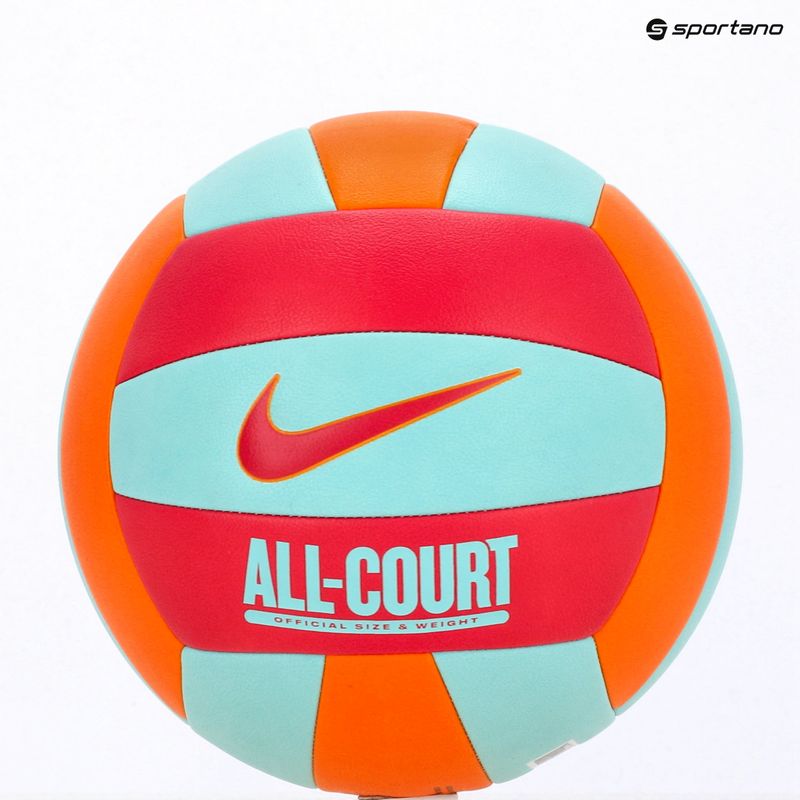 Minge de volei Nike All Court Volleyball bright ceramic/bleached turquoise/rush pink mărimea 5 6