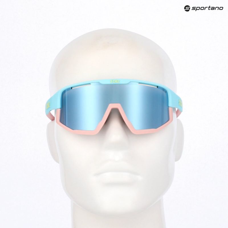 Ochelari de soare Bliz Fusion Small mat albastru pastel mat/albastru fumat/albastru de gheață multiplu 8
