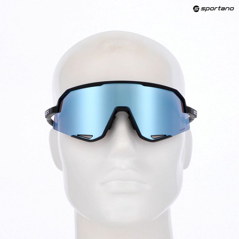 Ochelari de soare 100% Slendale matte black/hiper blue multilayer mirror 5