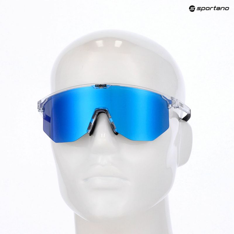 Ochelari de soare Bliz Hero alb/cristal/maro/albastru multiplu 8