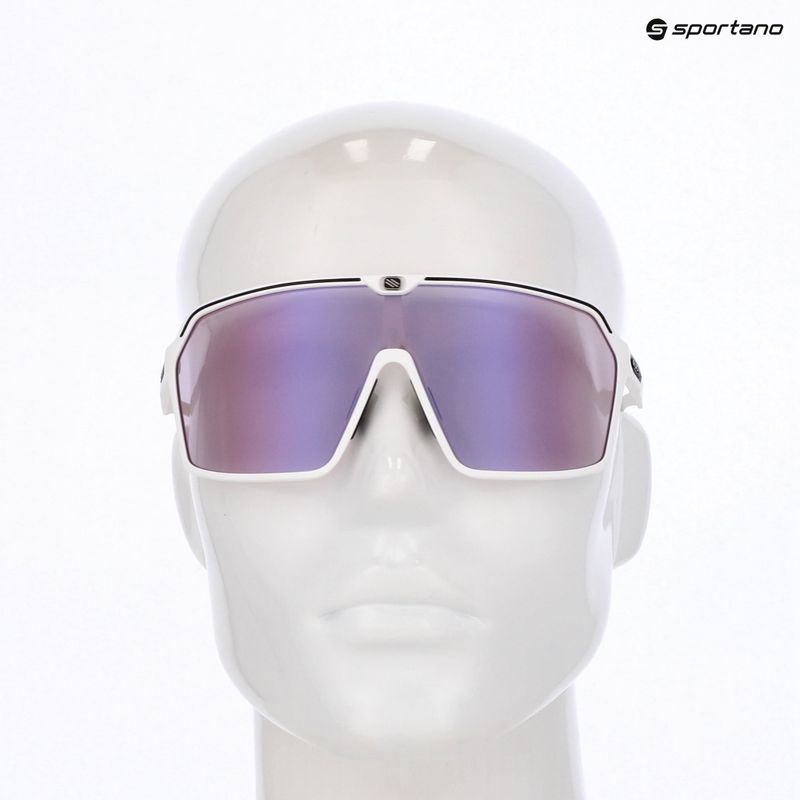 Ochelari de soare Rudy Project Spinshield alb mat/impactx fotocromatic 2 laser violet 8
