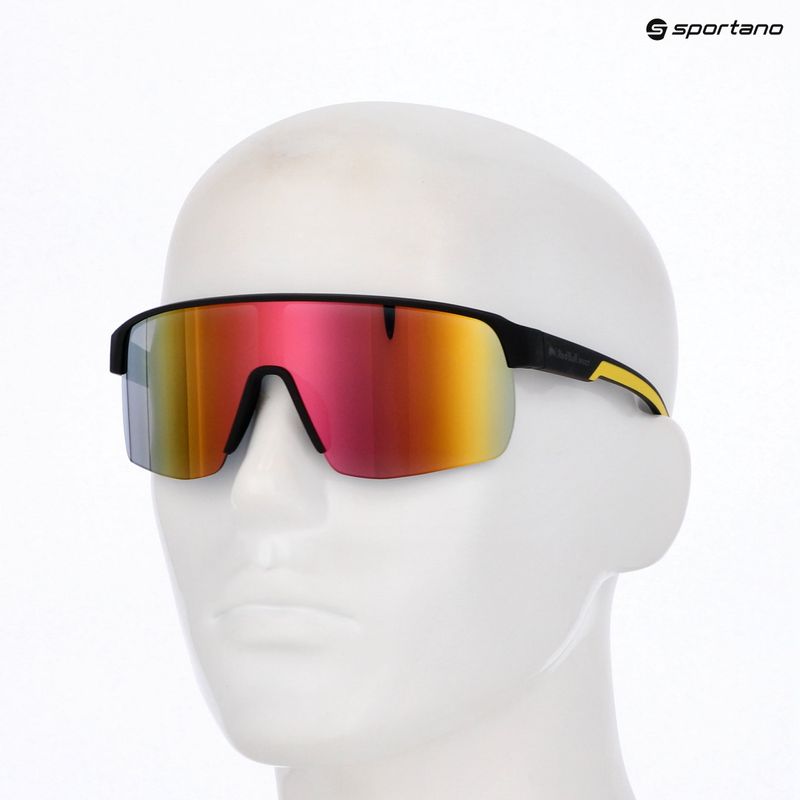Ochelari de soare Red Bull SPECT Dakota black/brown with pink yellow mirror 6