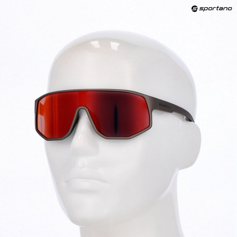 Ochelari de soare Red Bull SPECT Dash grey/brown with red purple mirror 7