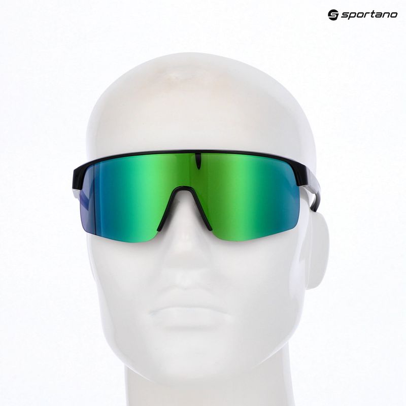Ochelari de soare Red Bull SPECT Dakota black/smoke with purple green mirror 4