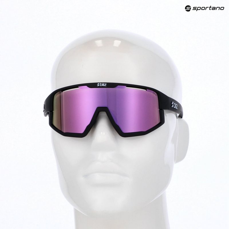 Ochelari de soare Bliz Fusion Small mat negru/maro/roșu/roșu multiplu 7