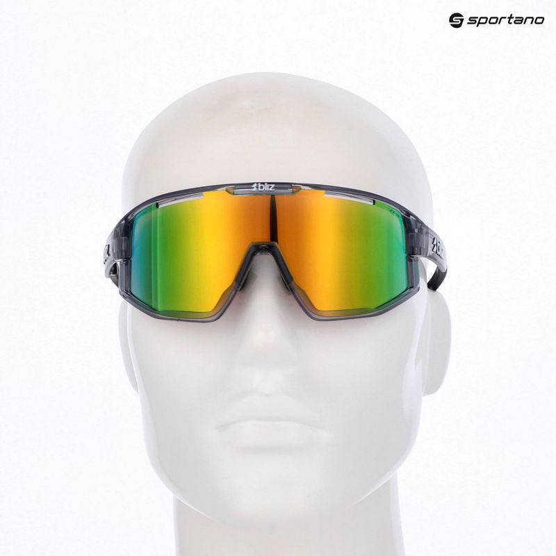 Ochelari de soare Bliz Fusion crystal negru/maro/verde multiplu 8