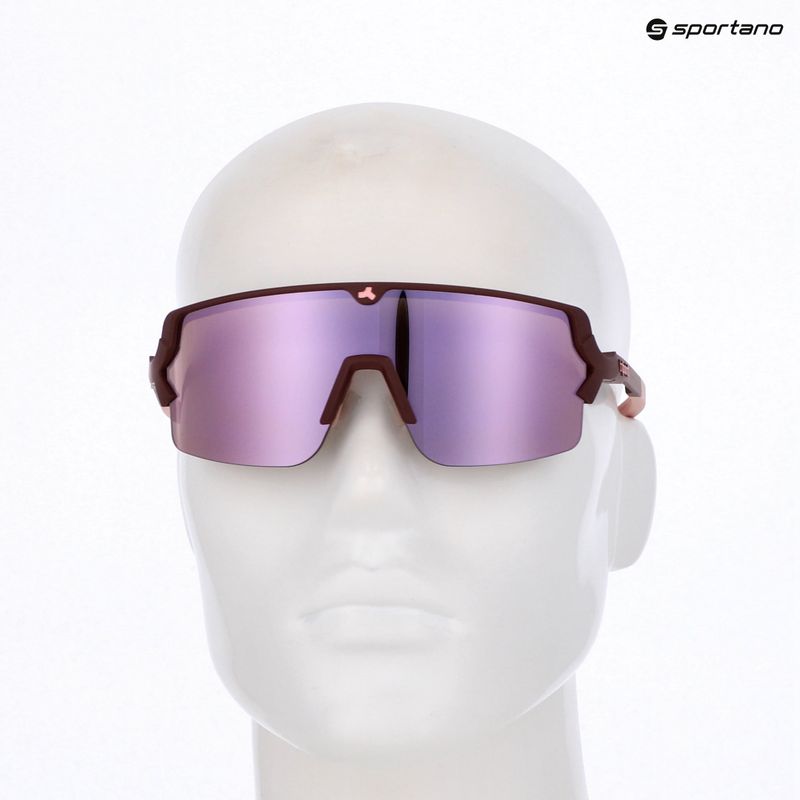 Ochelari de soare Tripoint 009 Lake Prespa Small matt burgundy/brown/pink multi 12