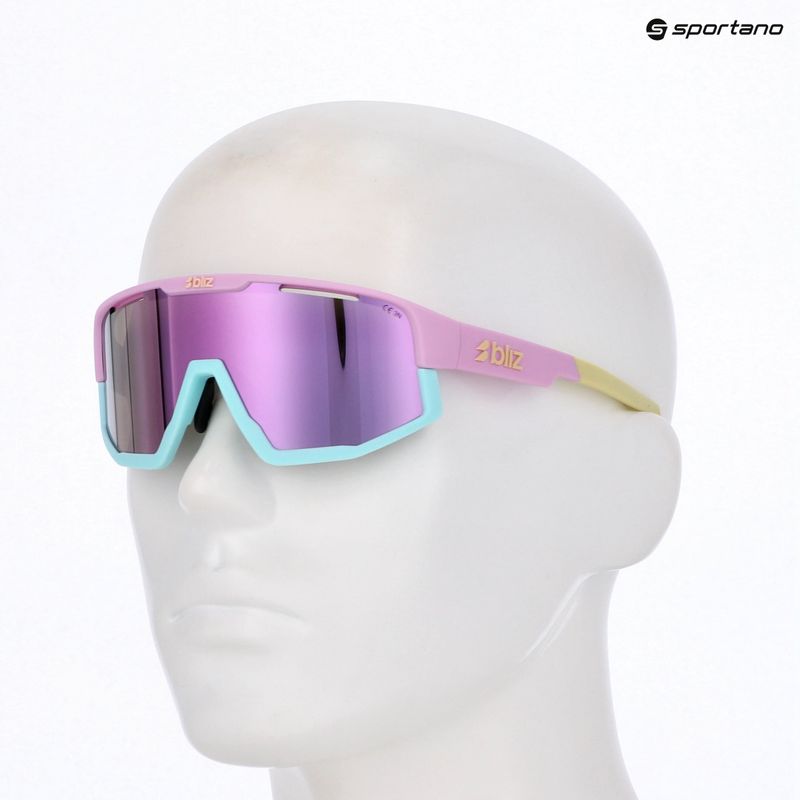 Ochelari de soare Bliz Fusion Small matt pastel violet/maro/roz multiplu mat 8
