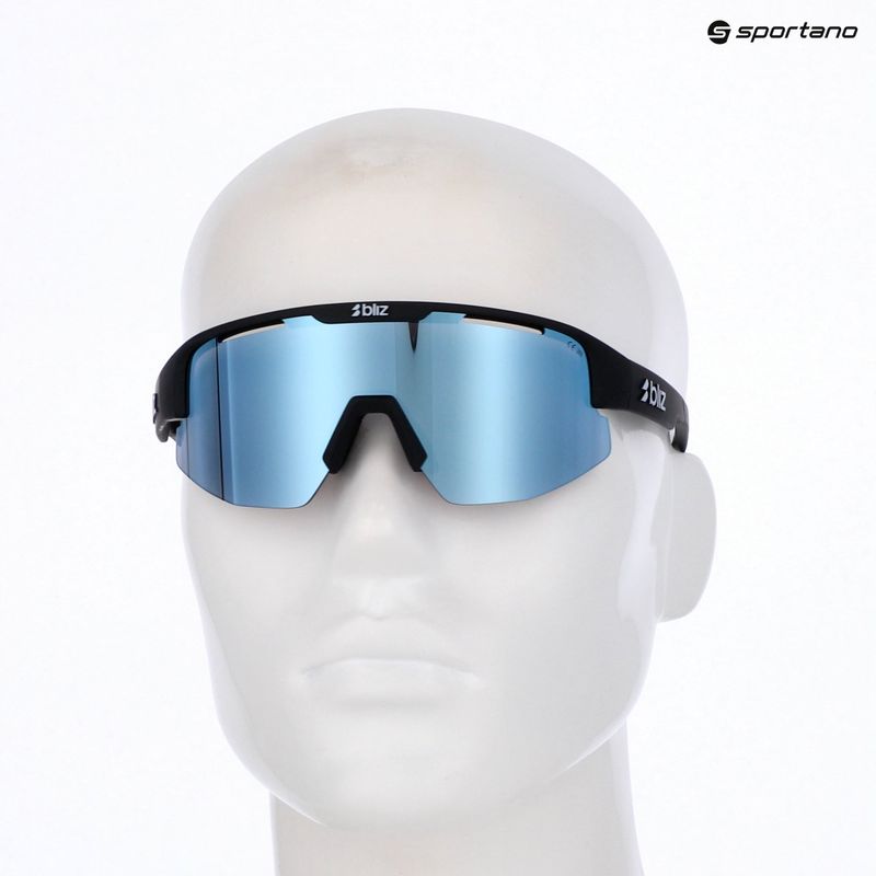 Ochelari de soare Bliz Matrix Small negru mat/negru/albastru de gheață multiplu 8