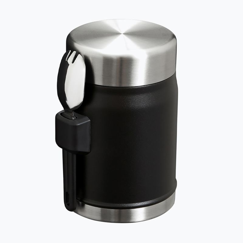 Termos pentru alimente Stanley Legendary Food Jar + Spork 400 ml negru 2.0 2