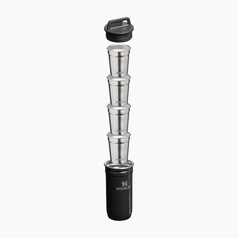 Pahare de camping Stanley Pre-Party 60 ml 4 pack Hammertone Black 3