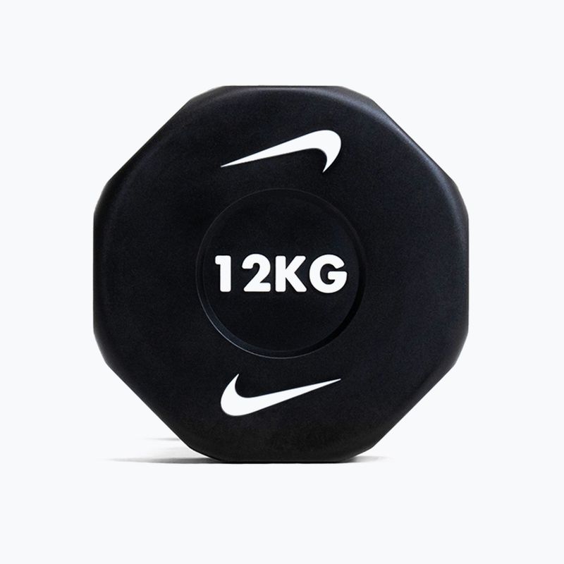 Haltă cromată Nike Strength Pro Urethane Dumbbell 12 kg black/white 7