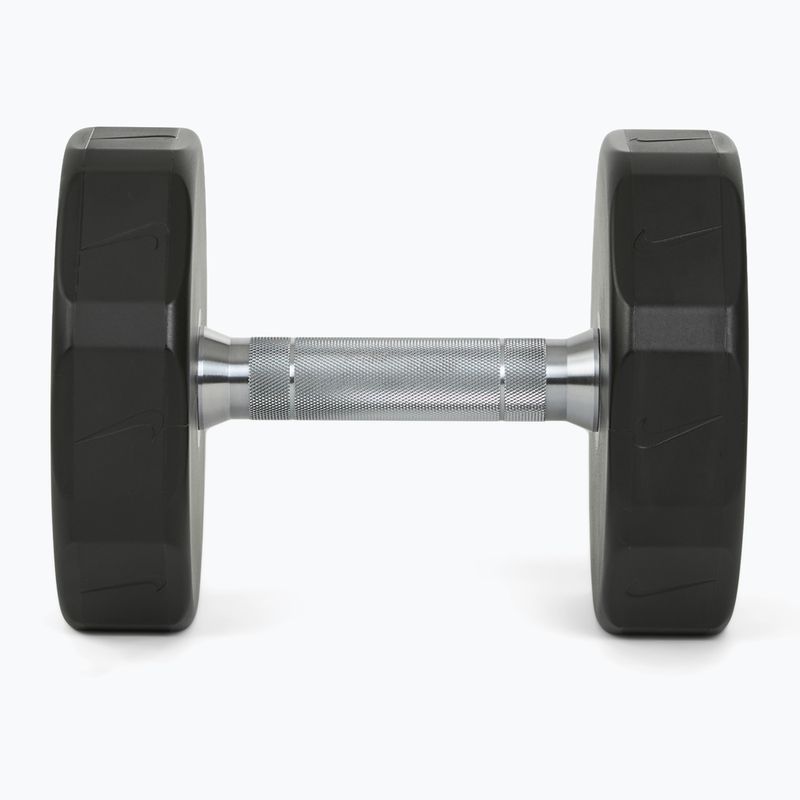 Haltă cromată Nike Strength Pro Urethane Dumbbell 14 kg black/white 3