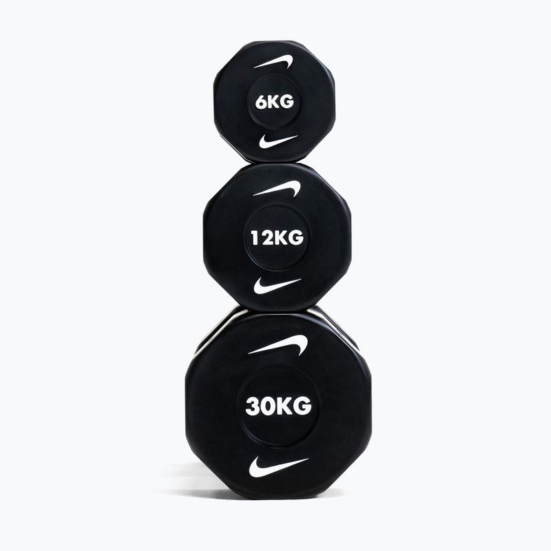 Haltă cromată Nike Strength Pro Urethane Dumbbell 14 kg black/white 6