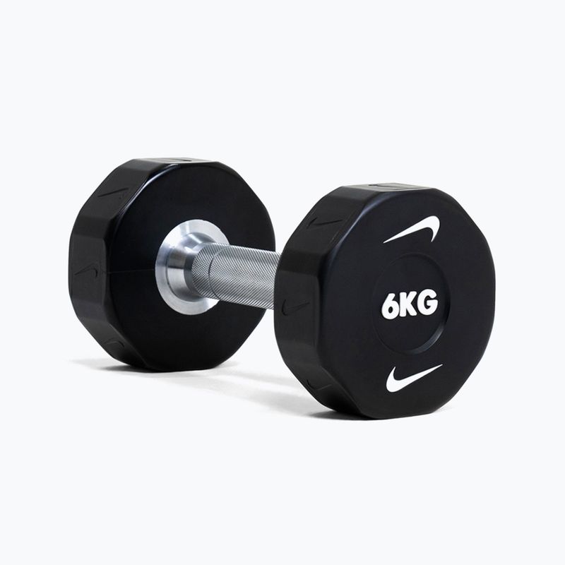 Haltă cromată Nike Strength Pro Urethane Dumbbell 14 kg black/white 7