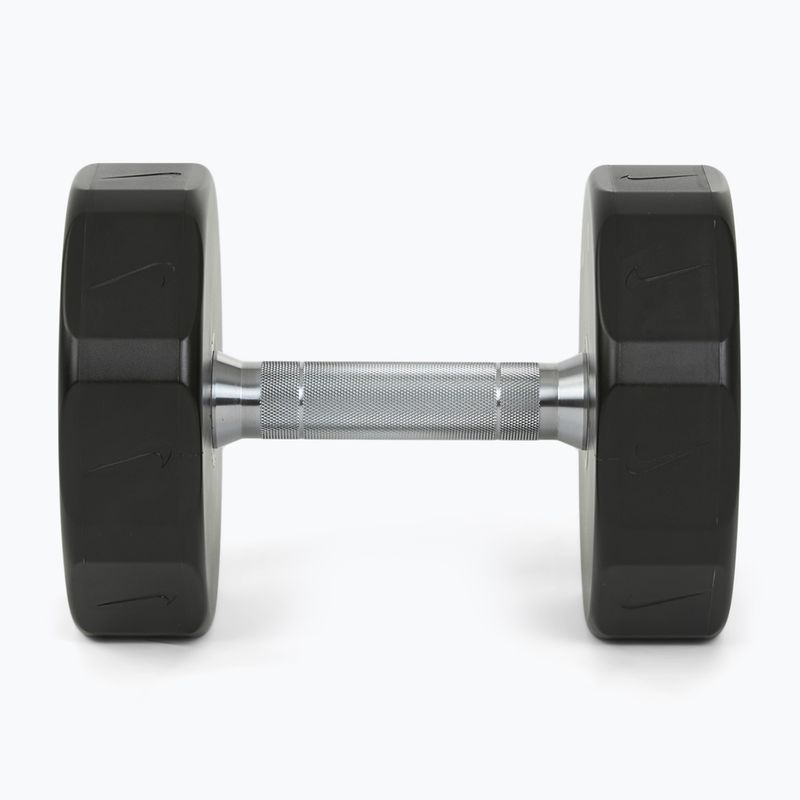 Haltă cromată Nike Strength Pro Urethane Dumbbell 16 kg black/white 3