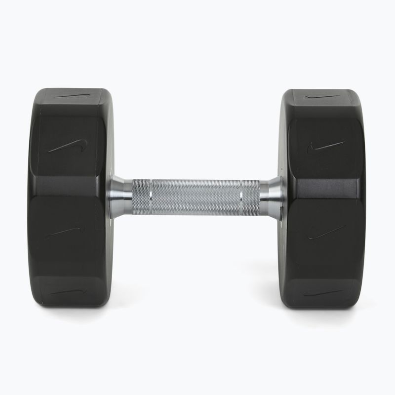 Haltă cromată Nike Strength Pro Urethane Dumbbell 20 kg black/white 3