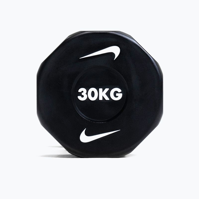 Haltă cromată Nike Strength Pro Urethane Dumbbell 30 kg black/white 7