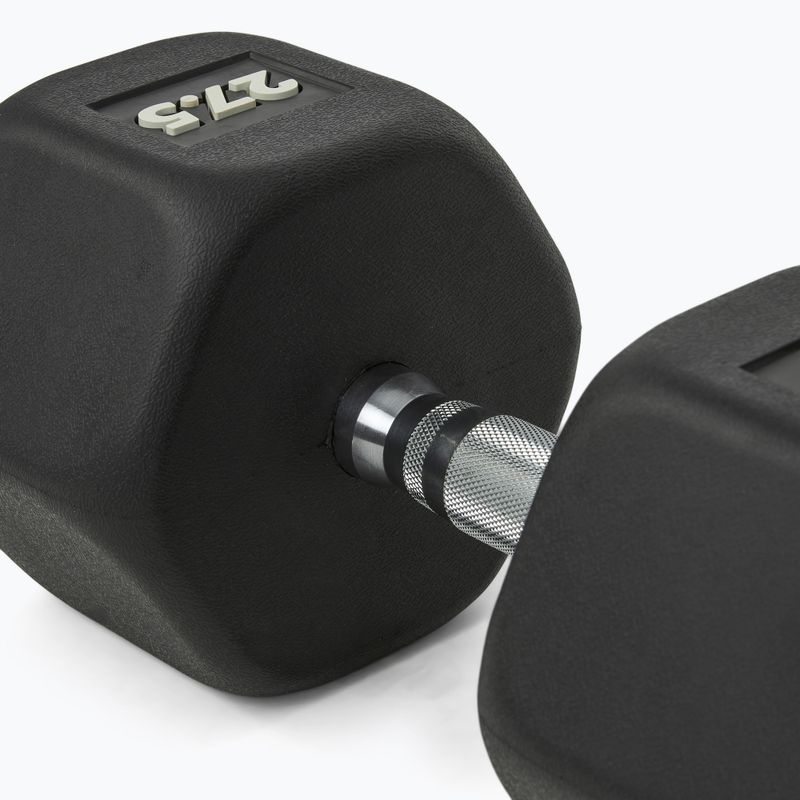 Gantera cauciucată Nike Strength Hex Dumbbell 27,5 kg black/white 4