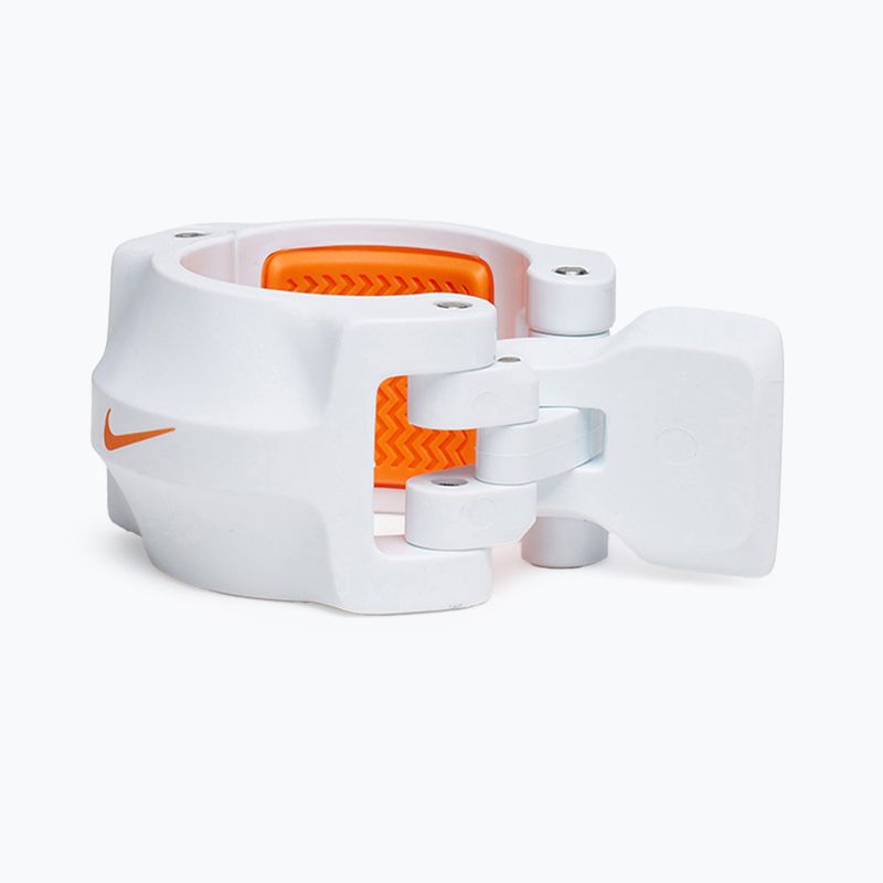 Cleme pentru bară de haltere Nike Strength Barbell Collars 2 buc. white/orange 4