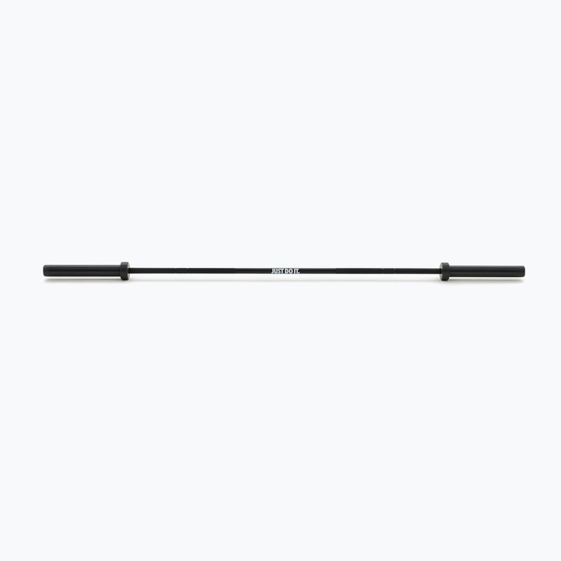 Bară dreaptă Nike Strength Coated Premium Barbell black just do it 2