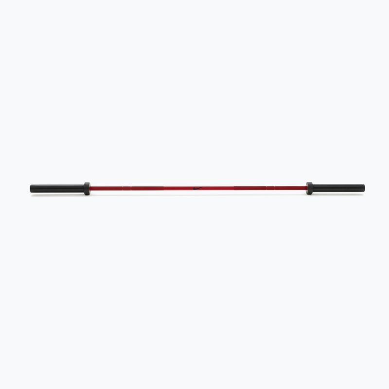 Bară dreaptă Nike Strength Coated Premium Barbell red swoosh 2