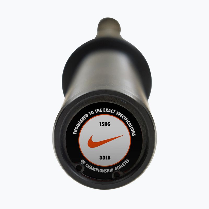 Bară dreaptă Nike Strength Chrome Barbell black chrome swoosh 5