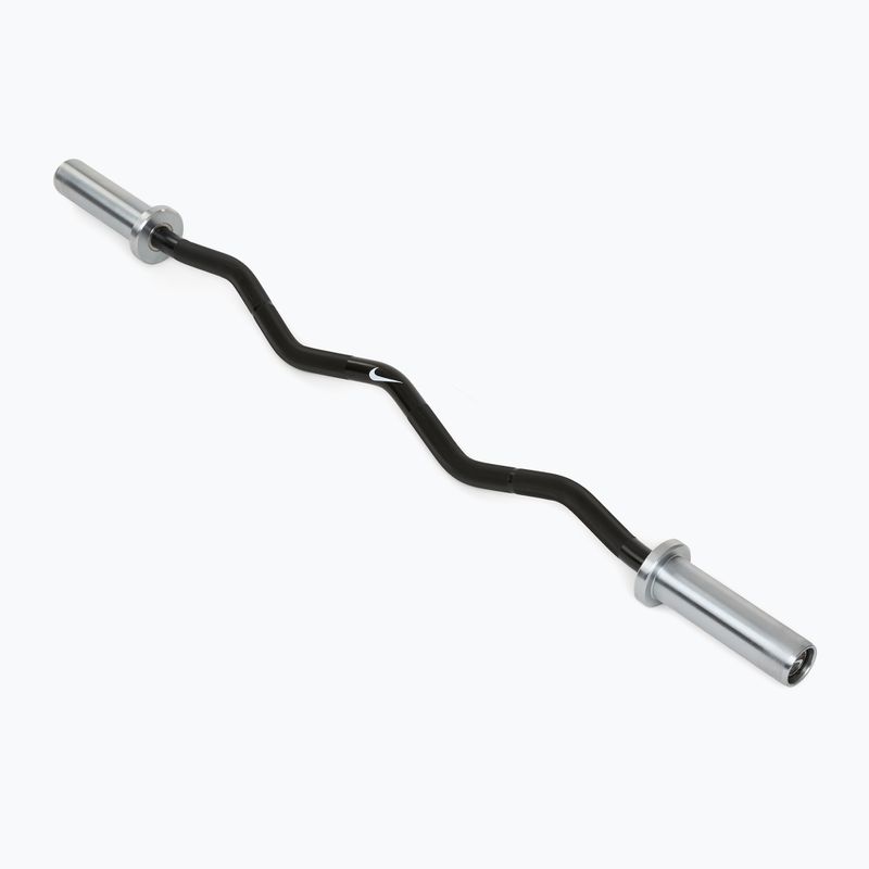 Bară dreaptă Nike Strength Coated Premium Barbell black just do it 2