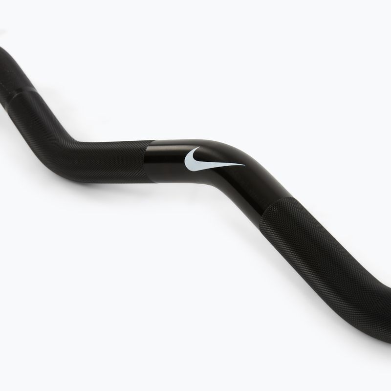 Bară curbată Nike Strength Curl Bar black swoosh 4