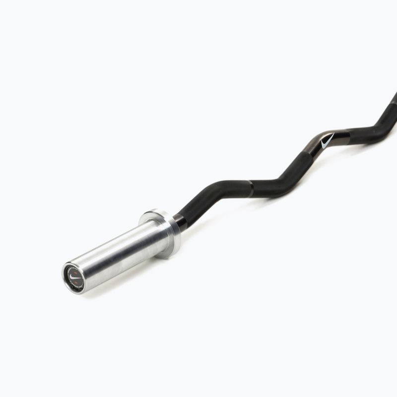 Bară dreaptă Nike Strength Coated Premium Barbell black just do it 7