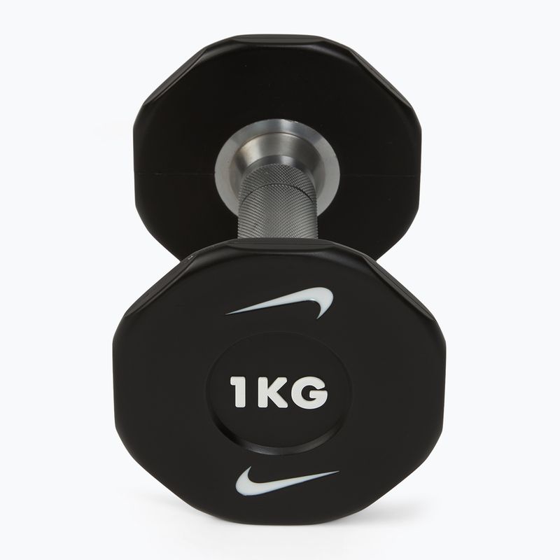 Gantere Nike Strength Pro Urethane Dumbbell 2 x 1 kg black/white 2