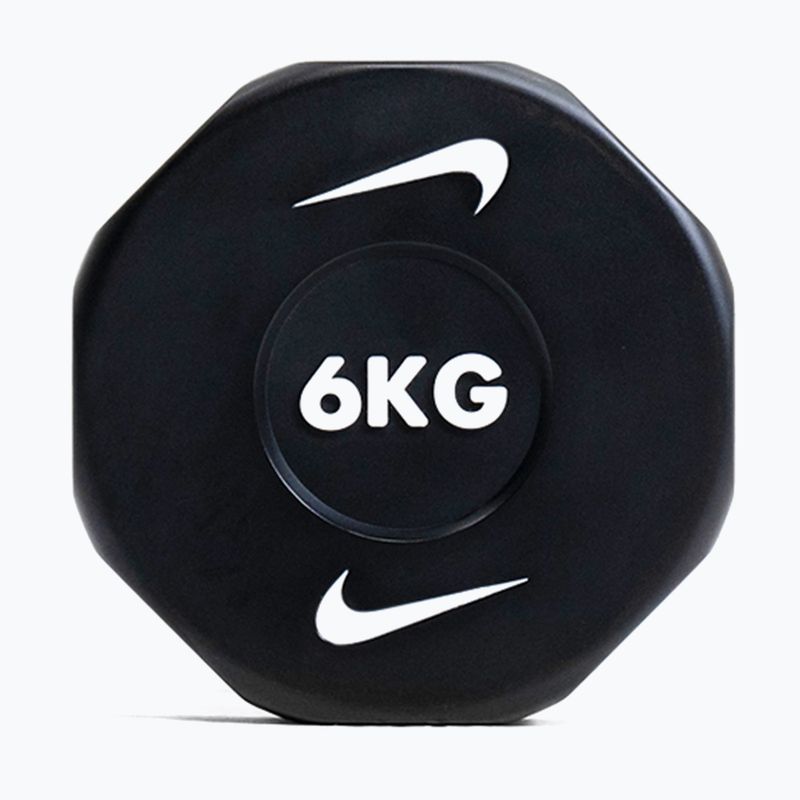 Gantere Nike Strength Pro Urethane Dumbbell 2 x 6 kg black/white 3