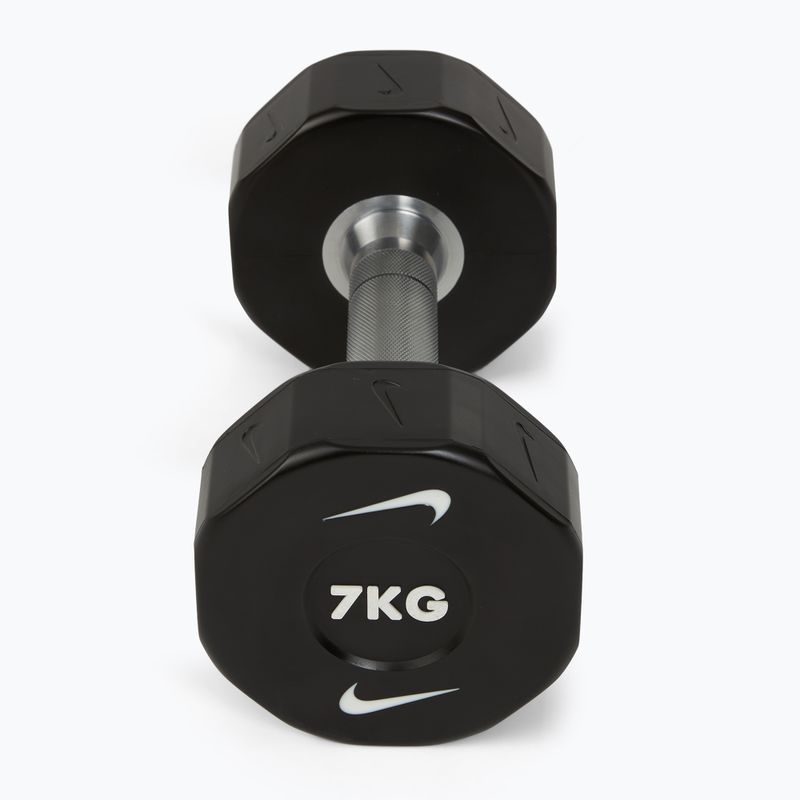 Gantere Nike Strength Pro Urethane Dumbbell 2 x 7 kg black/white 2