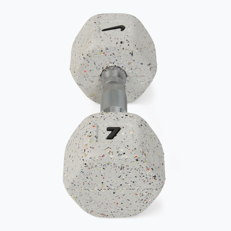 Gantere Nike Strength Grind Hex Dumbbell 2 x 7 kg wolf grey 2