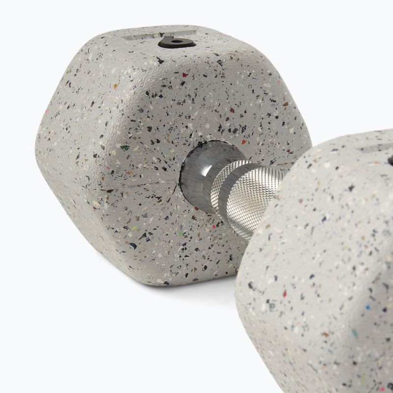 Gantere Nike Strength Grind Hex Dumbbell 2 x 9 kg wolf grey 4