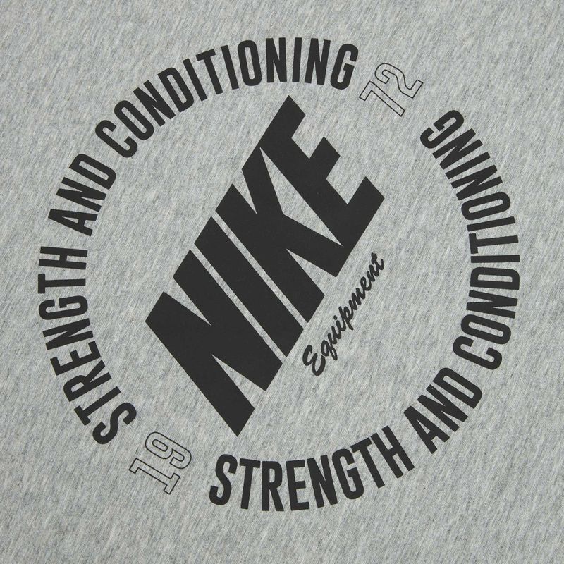 Tricou de antrenament bărbați Nike Strength S&C Dri-Fit heather grey/black 4