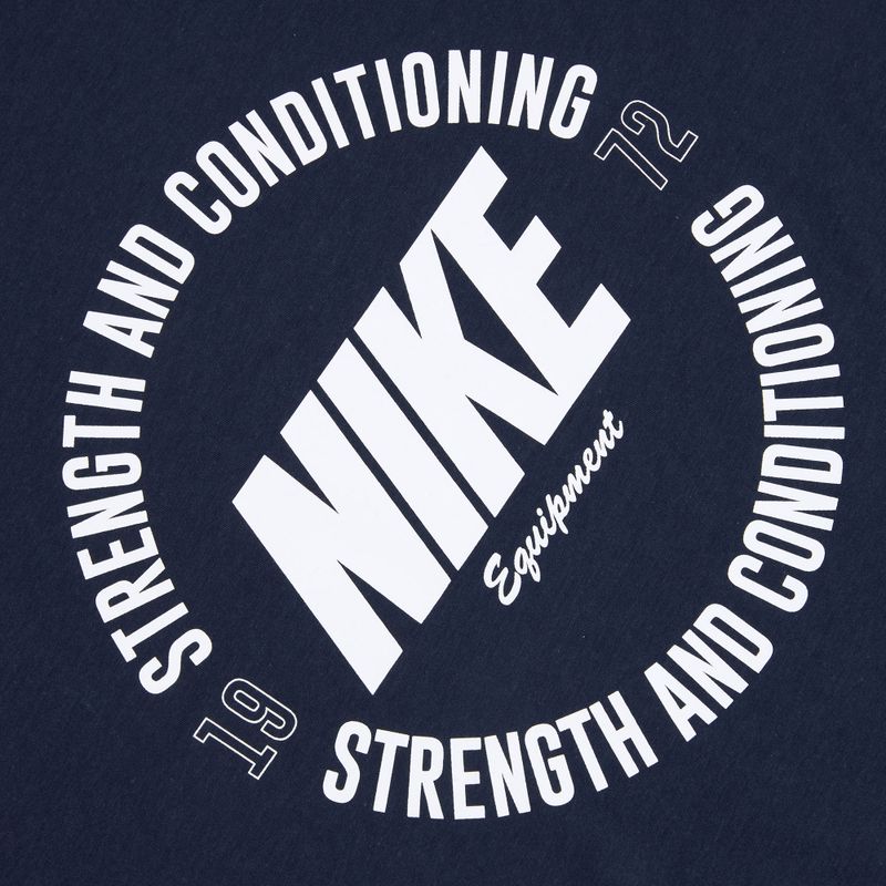 Tricou de antrenament bărbați Nike Strength S&C Dri-Fit navy/white 4