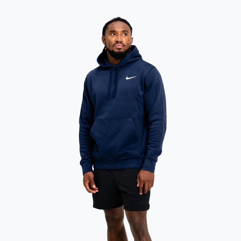 Bluză pentru bărbați Nike Strength S&C Hoodie navy/white