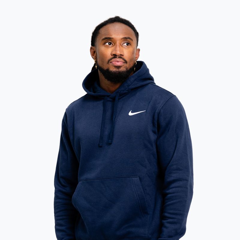 Bluză pentru bărbați Nike Strength S&C Hoodie navy/white 4