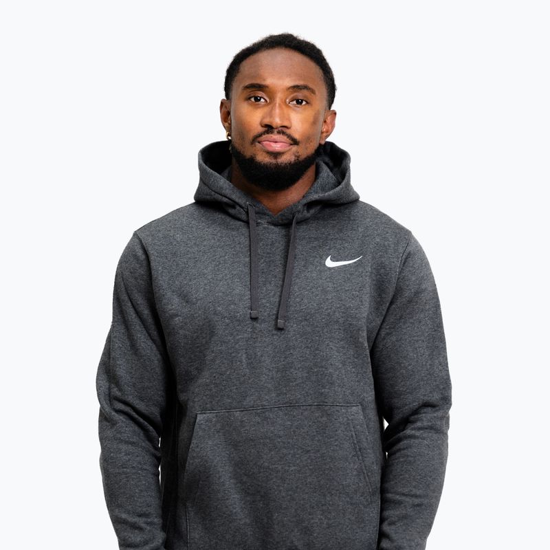 Bluză pentru bărbați Nike Strength S&C Hoodie charcoal/white 4
