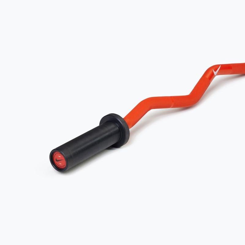 Bară curbată Nike Strength Shield Curl Bar orange 2
