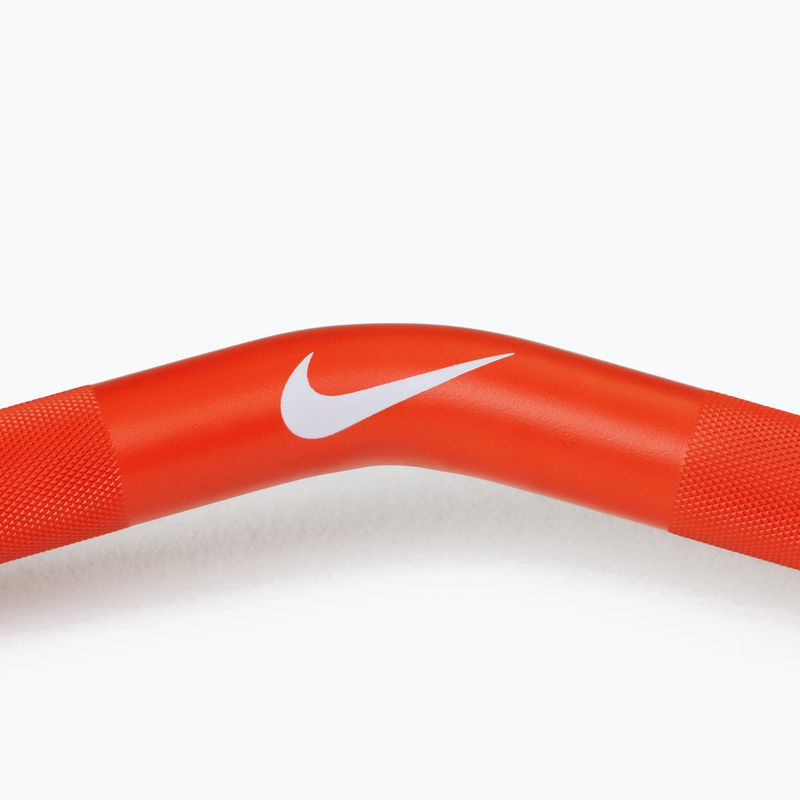 Bară curbată Nike Strength Shield Curl Bar orange 5