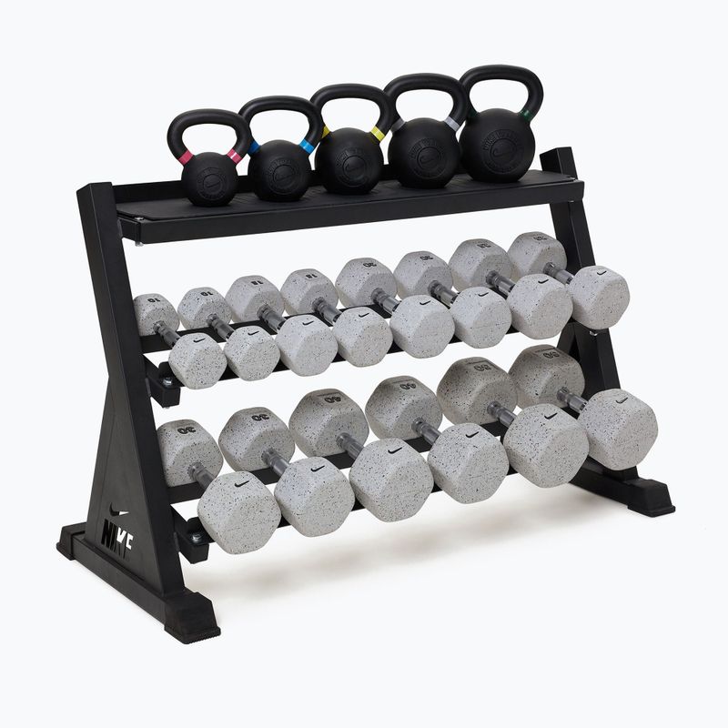 Suport pentru gantere și kettle Nike Strength Dumbbell & Kettlebell Storage Rack black 4