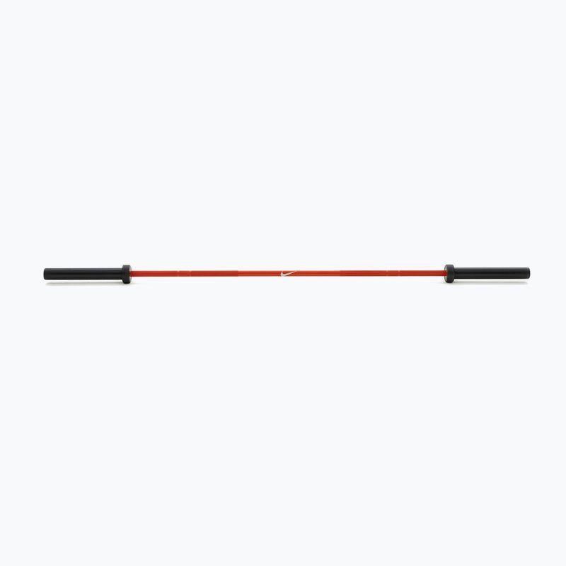 Bară dreaptă Nike Strength Coated Premium Barbell orange swoosh 2